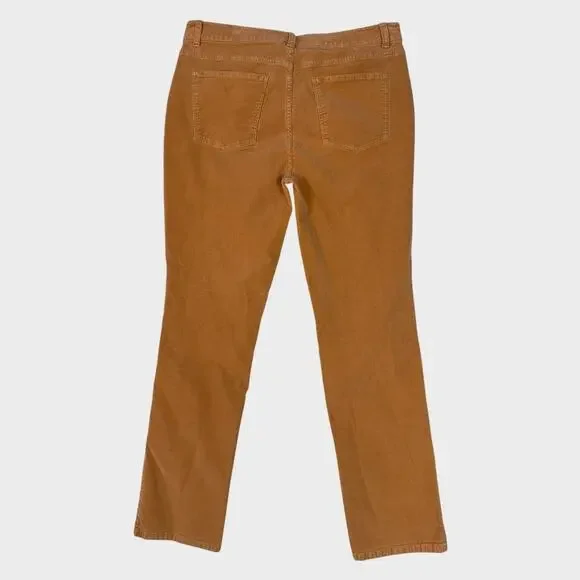 Talbots Women's Camel Brown Corduroy Pants - Picture 6 of 7